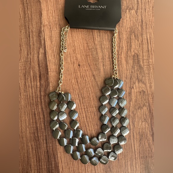 LB Three Strand Necklace - Picture 2 of 3